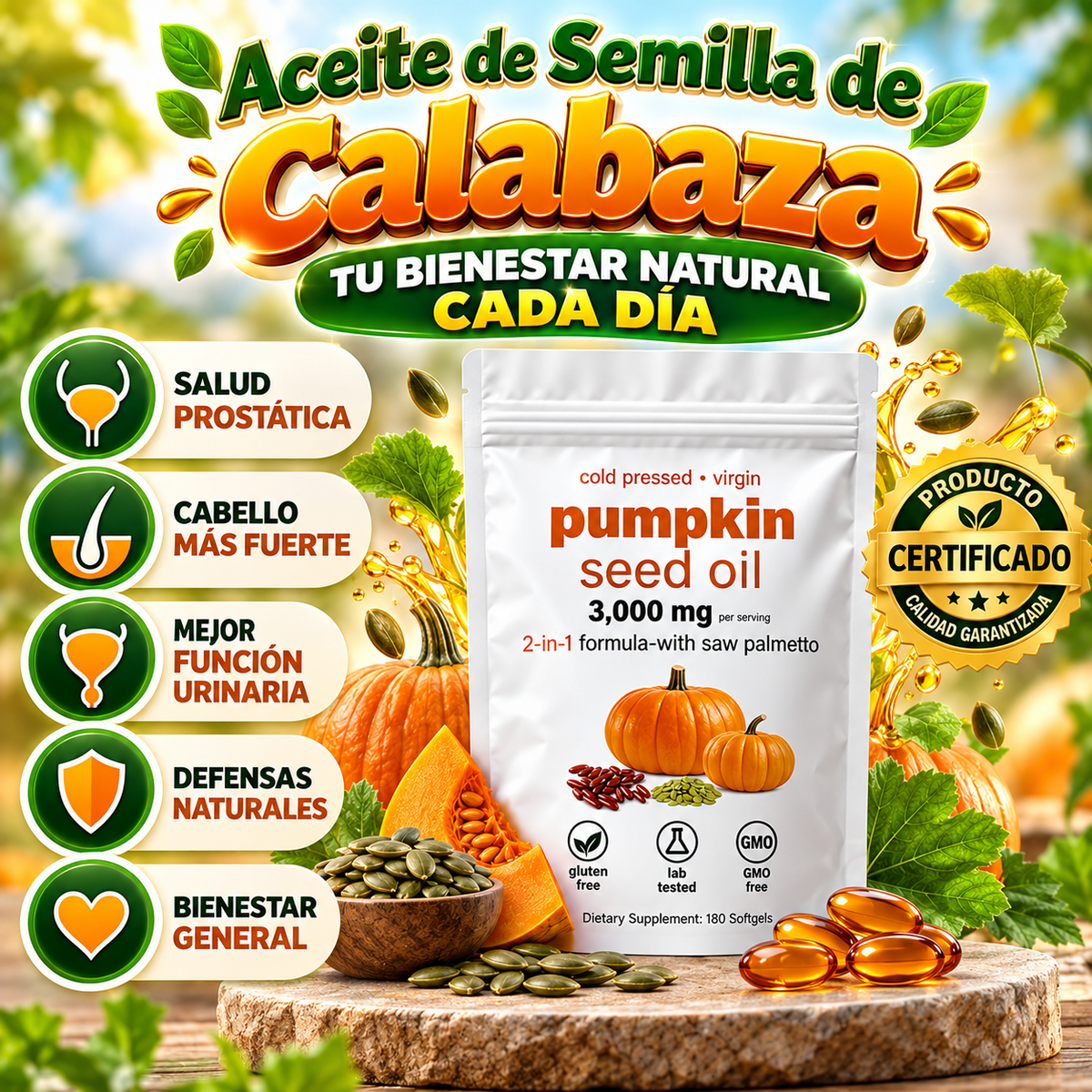 Aceite de Semilla de Calabaza
