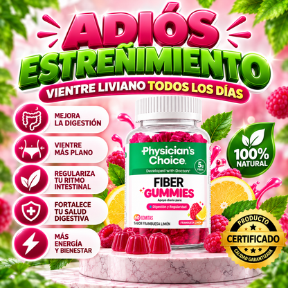 Fiber Gummies Apoyo con la Digestión