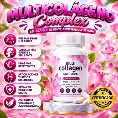 Multi Colágeno Complex Cápsulas