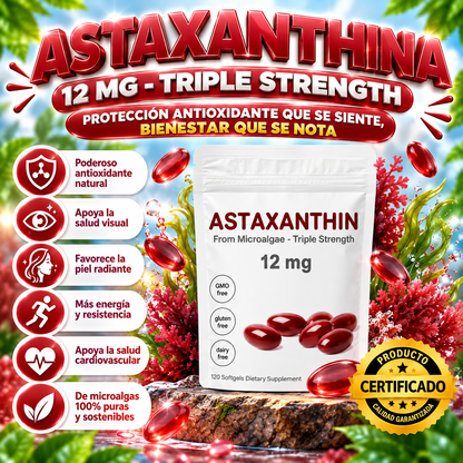 Astaxantina Potente Antioxidante Natural