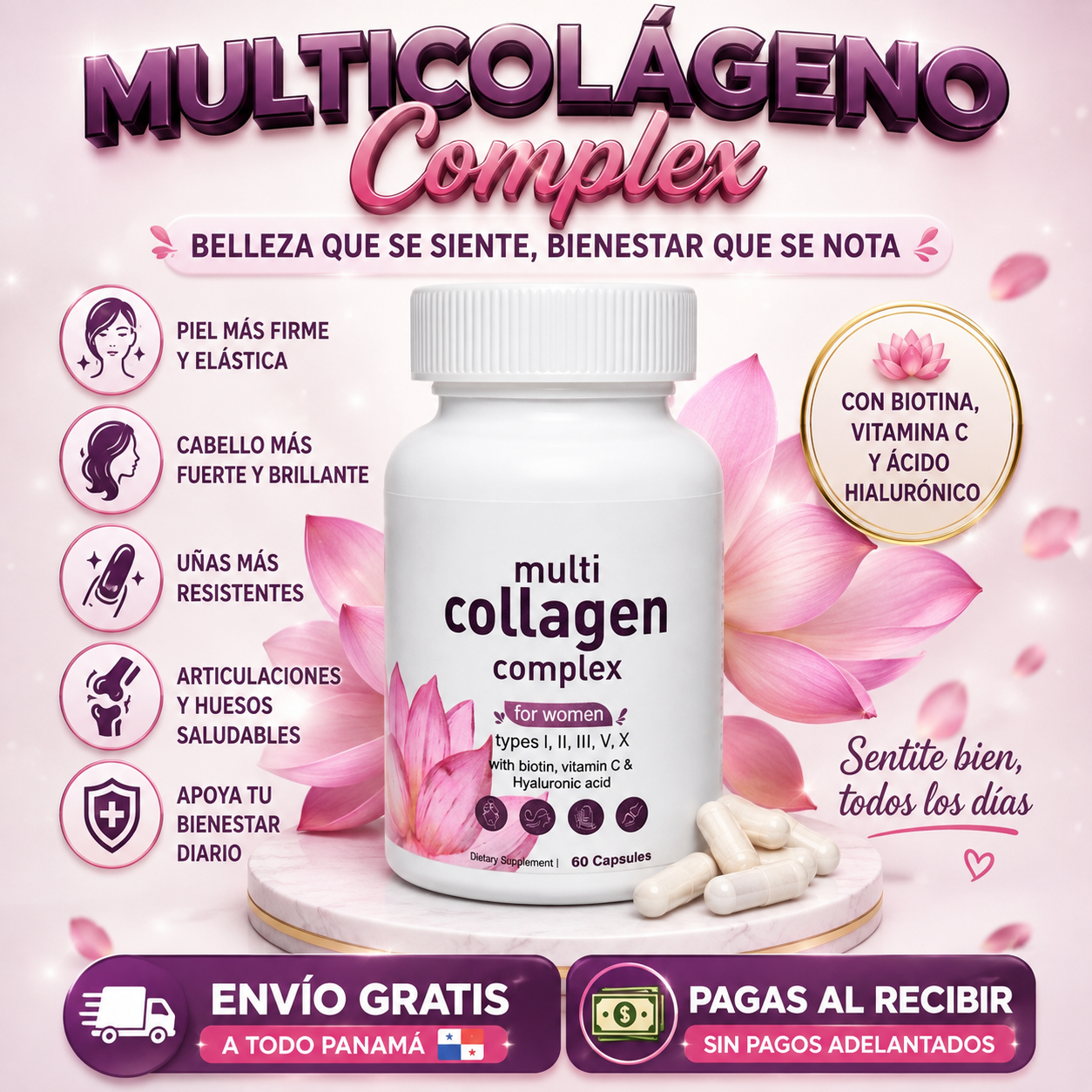 Multi Colágeno Complex Cápsulas