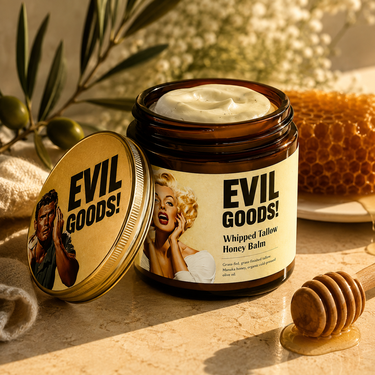 Evil Goods Crema Hidratante Sebo de Res