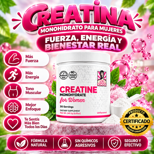 Creatina Para Mujer Old School