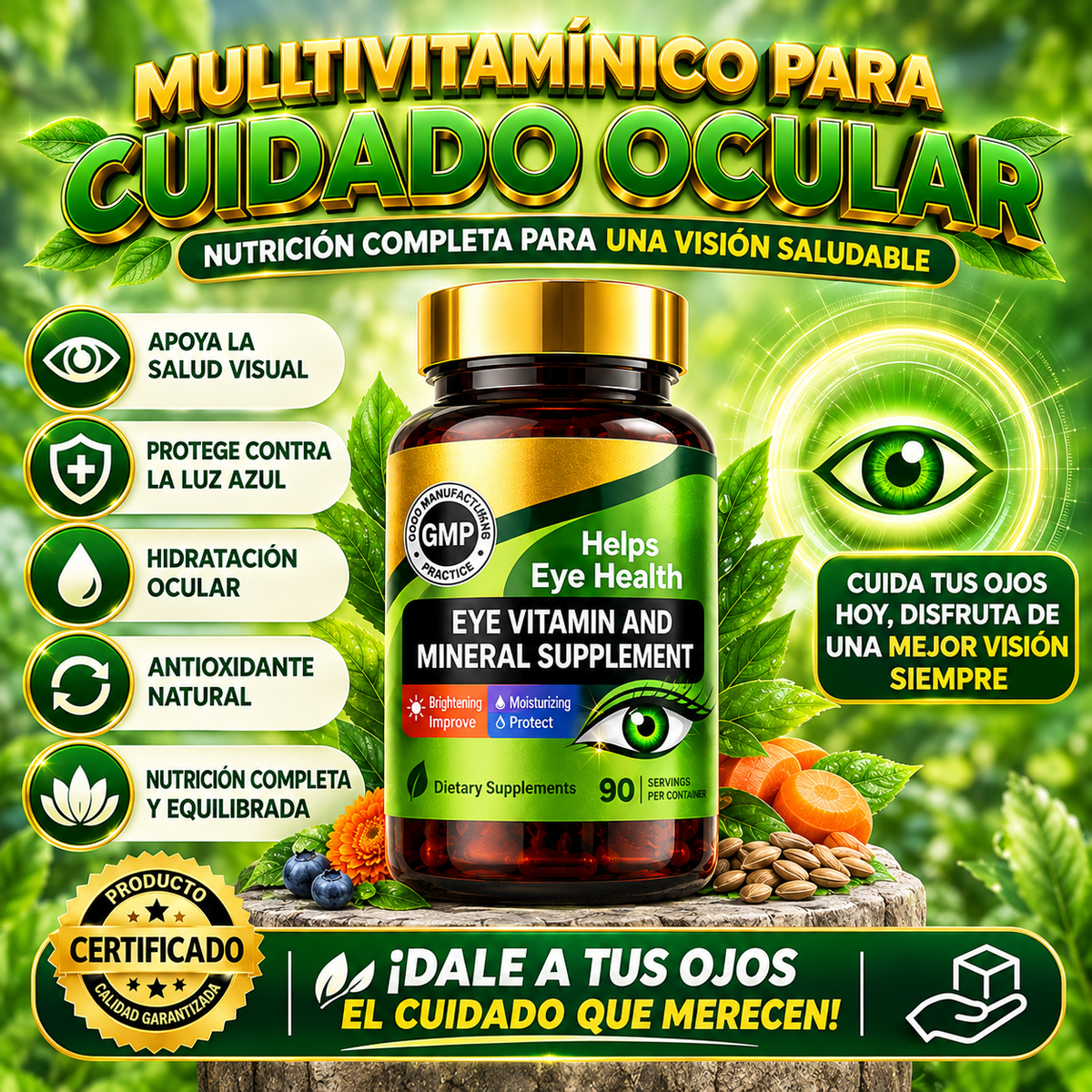 Multivitamínico para Cuidado Ocular