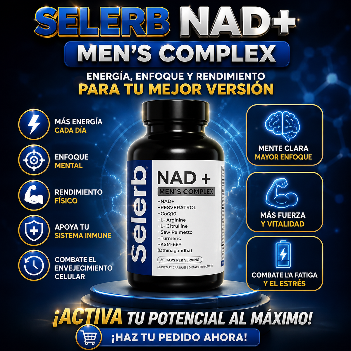 Selerb NAD+ Men's Complex 60cap